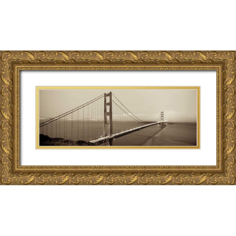 San Fran II Gold Ornate Wood Framed Art Print with Double Matting by Rezzonico, Carlo