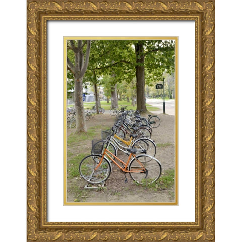 Japan Bicycle - 12 Gold Ornate Wood Framed Art Print with Double Matting by Blaustein, Alan