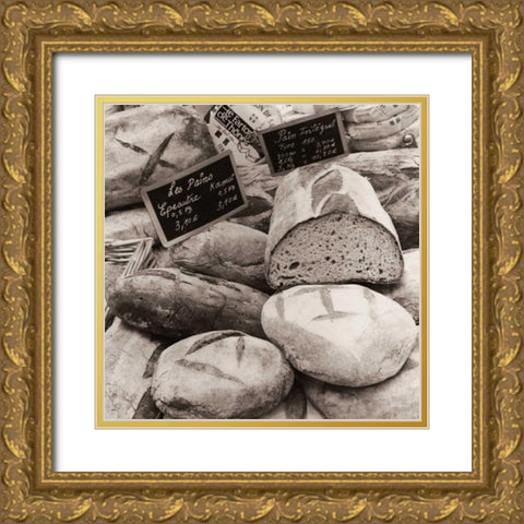Les Pains No. 1 Gold Ornate Wood Framed Art Print with Double Matting by Blaustein, Alan