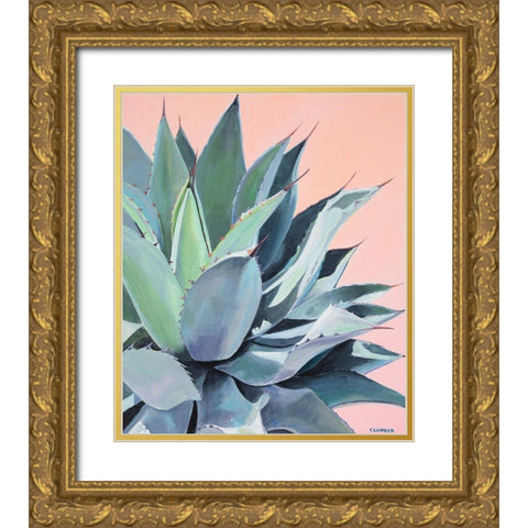 Glory Gold Ornate Wood Framed Art Print with Double Matting by Clumeck, Alana