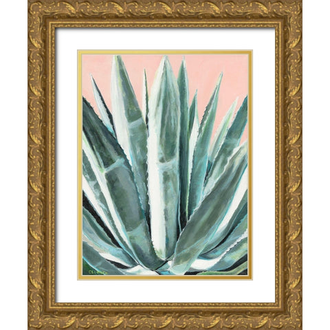 Laughter Gold Ornate Wood Framed Art Print with Double Matting by Clumeck, Alana