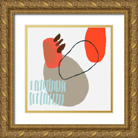 Marking The Days Gold Ornate Wood Framed Art Print with Double Matting by Christine, Niya