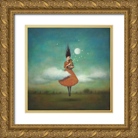 High Notes for Low Clouds Gold Ornate Wood Framed Art Print with Double Matting by Huynh, Duy