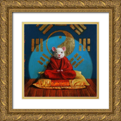 Inner Peace Gold Ornate Wood Framed Art Print with Double Matting by Heffernan, Lucia