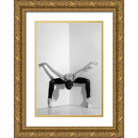 Dance Gold Ornate Wood Framed Art Print with Double Matting by PhotoINC Studio