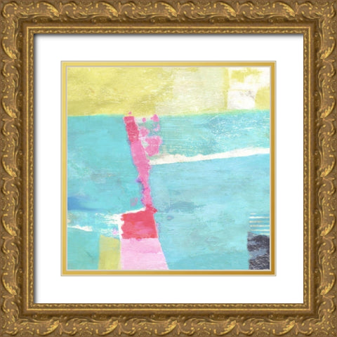 Beach Ball No. 2 Gold Ornate Wood Framed Art Print with Double Matting by Nicoll, Suzanne