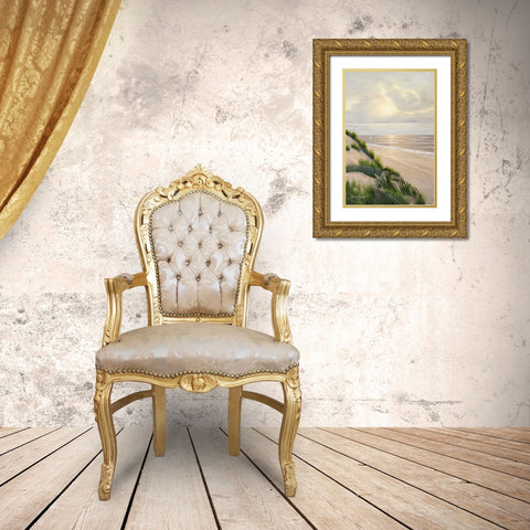 Morning Tide Gold Ornate Wood Framed Art Print with Double Matting by Romanello, Diane