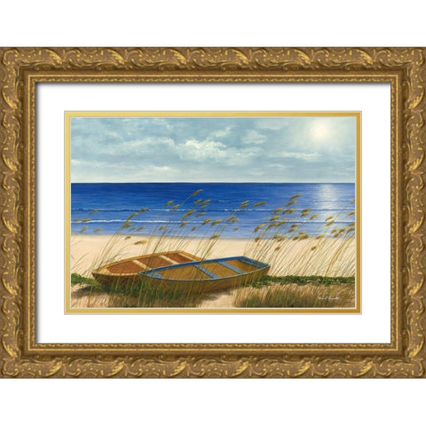 All You Need Gold Ornate Wood Framed Art Print with Double Matting by Romanello, Diane