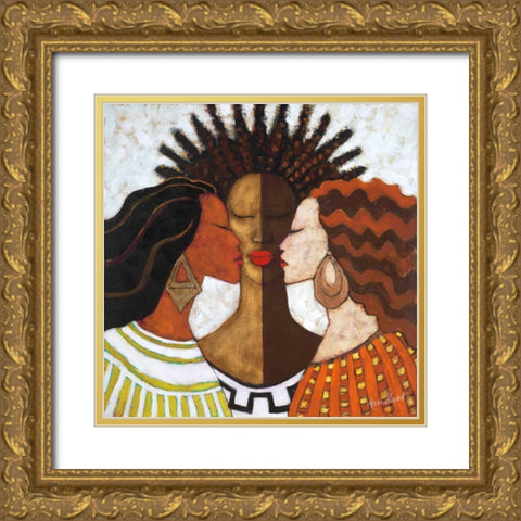 Every Woman Gold Ornate Wood Framed Art Print with Double Matting by Stewart, Monica