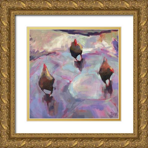 Human Race 2 Gold Ornate Wood Framed Art Print with Double Matting by Timmerman, Lisa