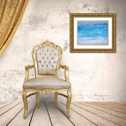 Evening Tide Gold Ornate Wood Framed Art Print with Double Matting by Wiley, Marta