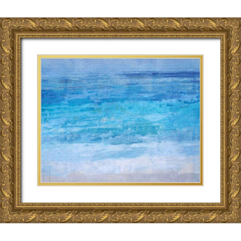 Evening Tide Gold Ornate Wood Framed Art Print with Double Matting by Wiley, Marta