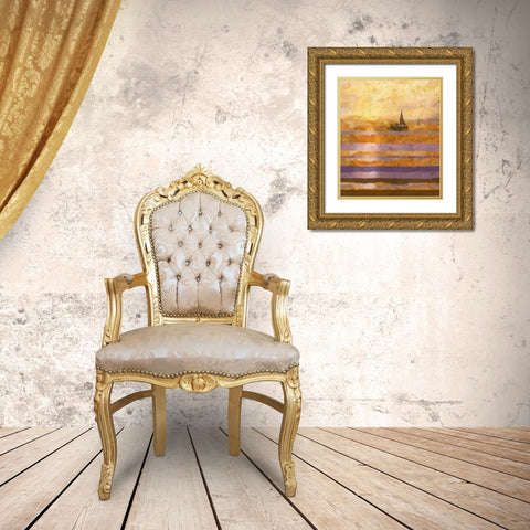 Light of The Sun No. 1 Gold Ornate Wood Framed Art Print with Double Matting by Wiley, Marta
