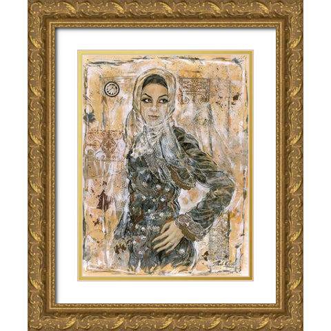 Dubai Beauty No. 2 Gold Ornate Wood Framed Art Print with Double Matting by Wiley, Marta