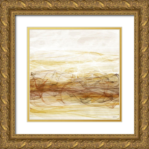 Sunshine Dance II Gold Ornate Wood Framed Art Print with Double Matting by Meneely, Dan