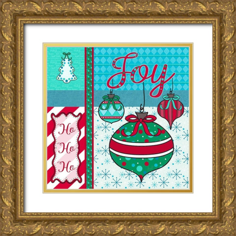 Nostalgia Christmas I Gold Ornate Wood Framed Art Print with Double Matting by Metz, Andi