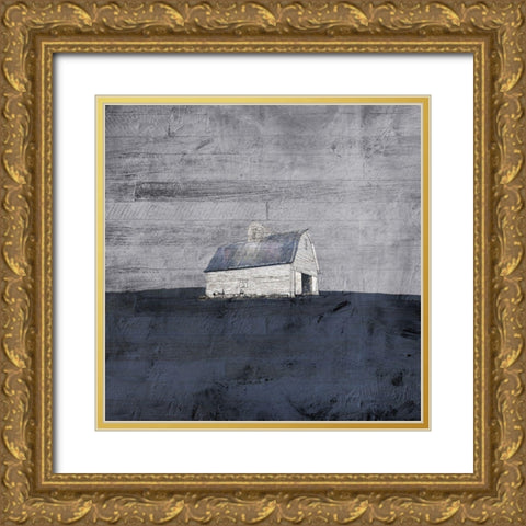 Gray Barn Gold Ornate Wood Framed Art Print with Double Matting by Mabat, Ynon