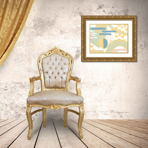 To The Tune Gold Ornate Wood Framed Art Print with Double Matting by Loreth, Lanie