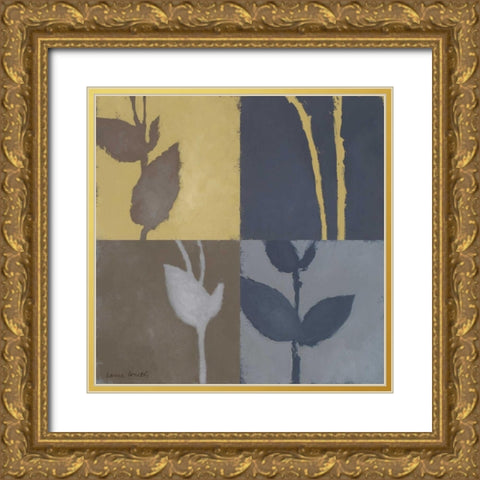 Serene Expression I Gold Ornate Wood Framed Art Print with Double Matting by Loreth, Lanie