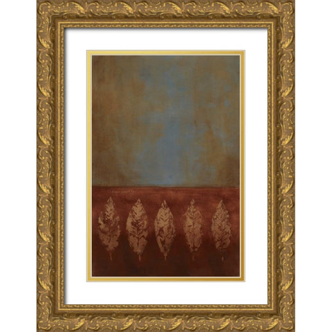 Stem of Brunir I Gold Ornate Wood Framed Art Print with Double Matting by Loreth, Lanie