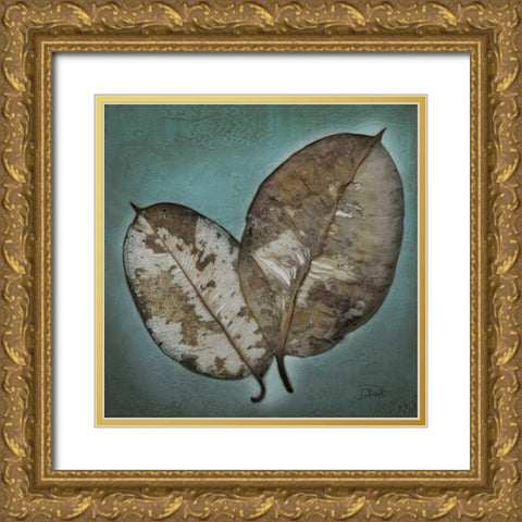 Beauty in Blue I Gold Ornate Wood Framed Art Print with Double Matting by Pinto, Patricia