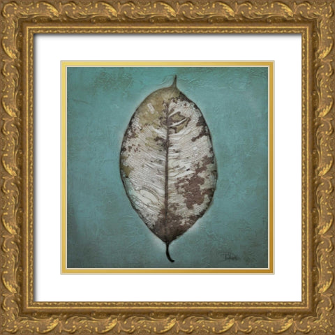 Beauty in Blue II Gold Ornate Wood Framed Art Print with Double Matting by Pinto, Patricia