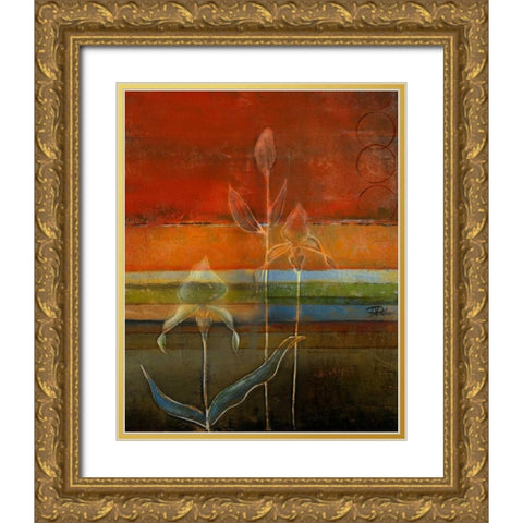 Imagination I Gold Ornate Wood Framed Art Print with Double Matting by Pinto, Patricia