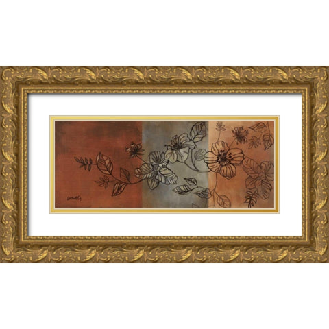 Translucence II Gold Ornate Wood Framed Art Print with Double Matting by Loreth, Lanie