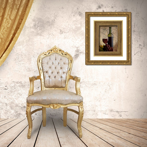 Old Napa II Gold Ornate Wood Framed Art Print with Double Matting by Pinto, Patricia