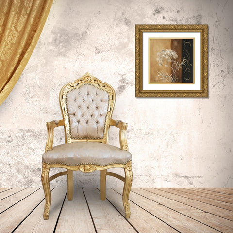 Delicate Beauty II Gold Ornate Wood Framed Art Print with Double Matting by Loreth, Lanie