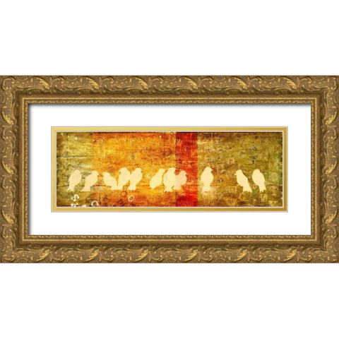 Reunion Gold Ornate Wood Framed Art Print with Double Matting by Pinto, Patricia