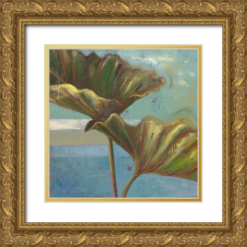 Blue Dream II Gold Ornate Wood Framed Art Print with Double Matting by Pinto, Patricia