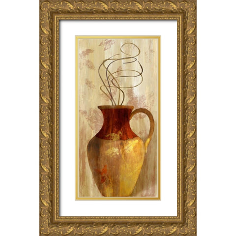 Fall Vessel II Gold Ornate Wood Framed Art Print with Double Matting by Loreth, Lanie