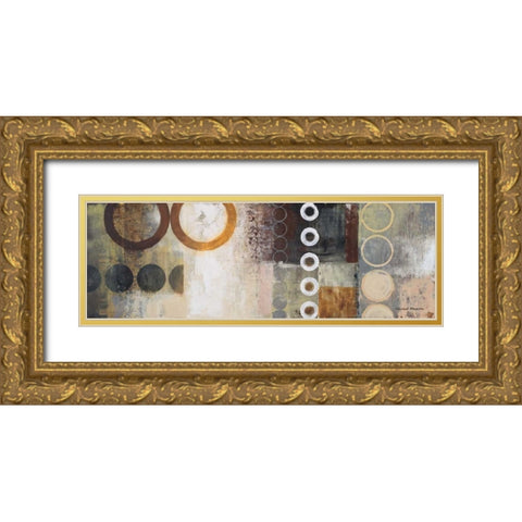Liberate I Gold Ornate Wood Framed Art Print with Double Matting by Marcon, Michael