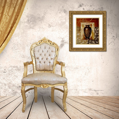 A Familiar Vessel I Gold Ornate Wood Framed Art Print with Double Matting by Marcon, Michael