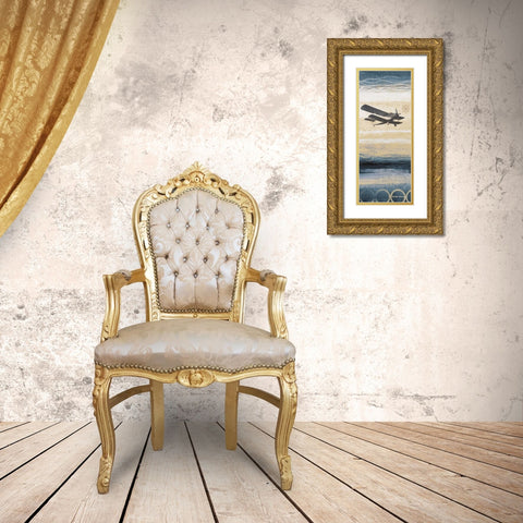 Through the Wind I Gold Ornate Wood Framed Art Print with Double Matting by Marcon, Michael