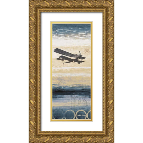 Through the Wind I Gold Ornate Wood Framed Art Print with Double Matting by Marcon, Michael