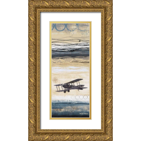 Through the Wind II Gold Ornate Wood Framed Art Print with Double Matting by Marcon, Michael
