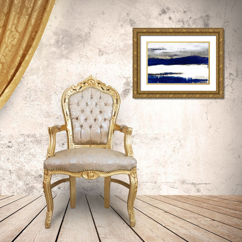 Royal Stratascape Gold Ornate Wood Framed Art Print with Double Matting by Loreth, Lanie