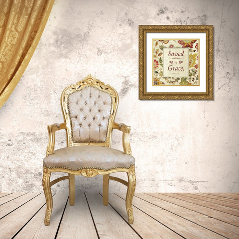 Saved II Gold Ornate Wood Framed Art Print with Double Matting by Loreth, Lanie