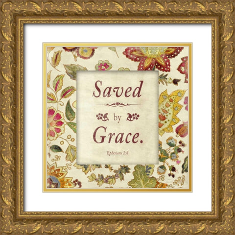Saved II Gold Ornate Wood Framed Art Print with Double Matting by Loreth, Lanie
