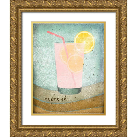 Refresh Gold Ornate Wood Framed Art Print with Double Matting by Albert, Beth