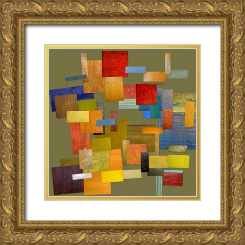 Scrambled eggs II Gold Ornate Wood Framed Art Print with Double Matting by Calkins, Michelle