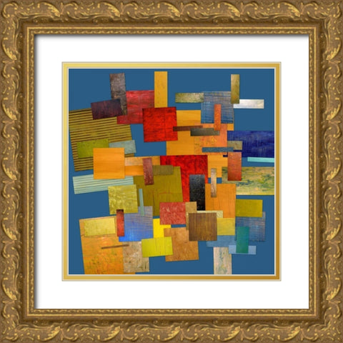 Scrambled eggs IV Gold Ornate Wood Framed Art Print with Double Matting by Calkins, Michelle