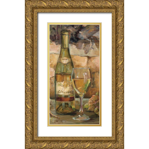 Le Cour de le Chateau II Gold Ornate Wood Framed Art Print with Double Matting by Hageman, Marilyn