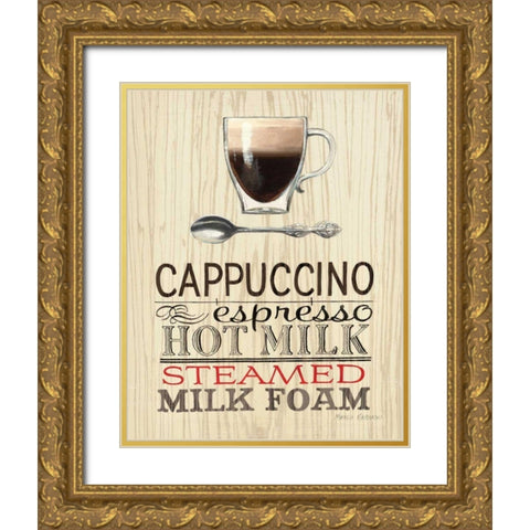 Cappucino Gold Ornate Wood Framed Art Print with Double Matting by Fabiano, Marco