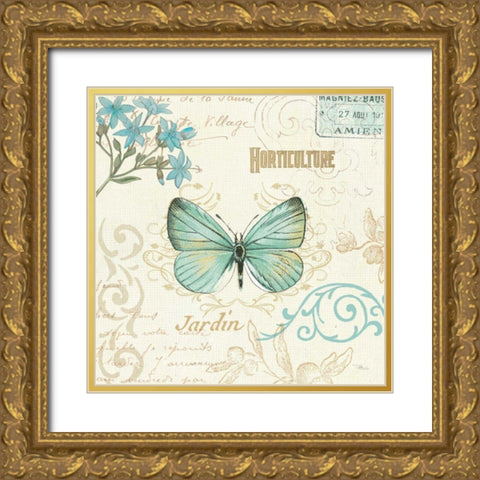 Natural Elegance II Gold Ornate Wood Framed Art Print with Double Matting by Pela Studio