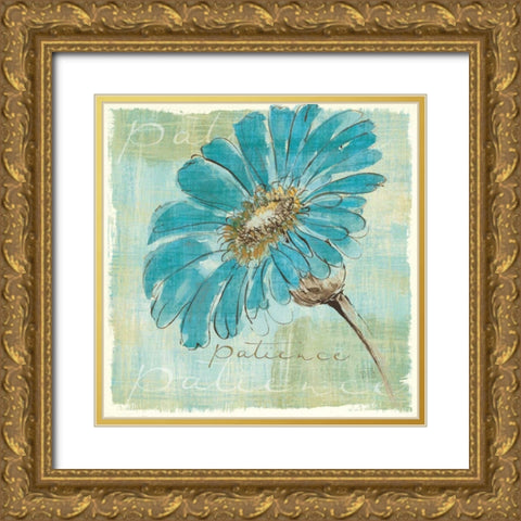 Spa Daisies II Gold Ornate Wood Framed Art Print with Double Matting by Paschke, Chris