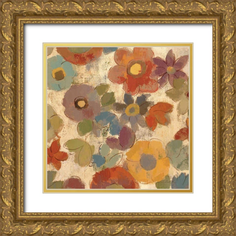 Hazel Eyes II Gold Ornate Wood Framed Art Print with Double Matting by Vassileva, Silvia