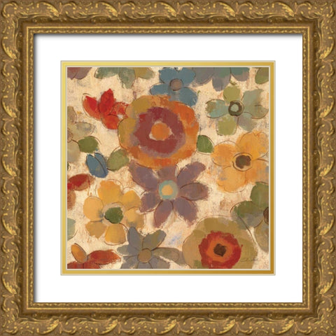 Hazel Eyes III Gold Ornate Wood Framed Art Print with Double Matting by Vassileva, Silvia